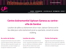 Tablet Screenshot of comediedelagare.ch